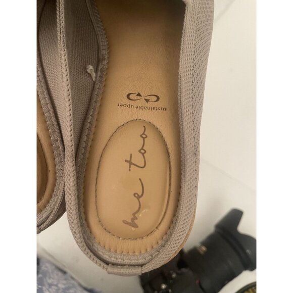 Me Too Mesh Mule Memory-foam Cushioning Slides Women's 9 Travel Comfort Wedge - Picture 8 of 9